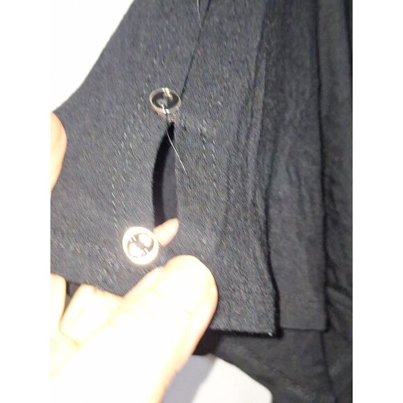 A Cable & Gauge Women's Plus Sized Top Black Office Siren, Steampunk, Y2K 2X - Picture 4 of 9